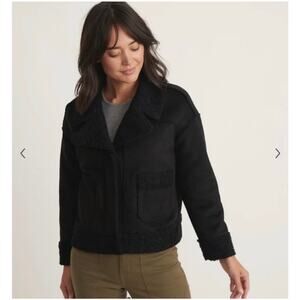 Marine Layer NWT Black Quebec Sherpa Jacket Size XL X-Large New